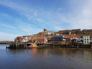 Photo of Whitby Lifeboat and Whitby Harbour
